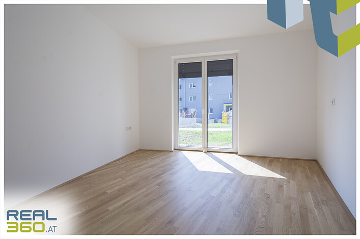 Schlafzimmer mit Gartenzugang - Bsp. Top 04